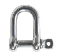 MarineNow Manille en D en acier inoxydable 316 de qualité marine, choisissez la taille et la quantité du paquet (08 mm, lot de 10)