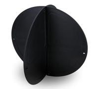 MARINEO Balle d'ancrage de 30 cm - Noire - Pour signalisation - En 2 parties - Peu encombrante - Conforme à la norme SeeSchStrO - Résistante à l'eau salée - Durable - Résistant aux UV