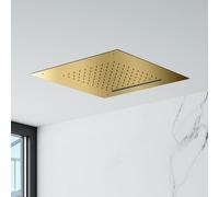 Mariner Douche de tête avec effet pluie en Acier inoxydable, pour montage au plafond, 2 fonctions, WLS3200-OR,