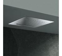 Mariner Douche de tête avec effet pluie en Acier inoxydable, pour montage au plafond, 2 fonctions, WLS3200-CR,