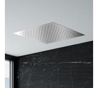 Mariner Douche de tête avec effet pluie en Acier inoxydable pour montage au plafond l : 440 P : 440 mm, WLS3911-CR,