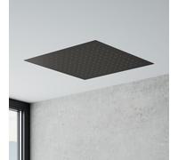 Mariner Douche de tête en acier inoxydable, avec effet pluie pour encastrement au plafond l : 440 P : 440 mm, WLS3911-GR,