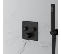 Mariner Eden edge Mitigeur thermostatique pour 2 sorties, carré, EDE2902-NO,