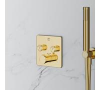 Mariner Eden edge Mitigeur thermostatique pour 2 sorties, carré, EDE2902-OR,