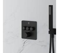 Mariner Eden edge Mitigeur thermostatique pour 3 sorties, carré, EDE2903-NO,