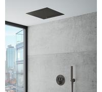 Mariner Eden Ensemble de douche encastré avec mitigeur thermostatique, EDE1903-GR#Set2,