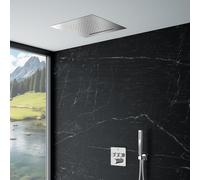 Mariner Eden Ensemble de douche encastré avec mitigeur thermostatique, EDE2903-CR#Set2,
