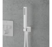 Mariner Kit de douche métallique avec raccord mural coudé et support de douchette, WLS3100-BO,