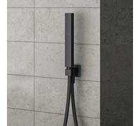 Mariner Kit de douche métallique avec raccord mural coudé et support de douchette, WLS3100-NO,