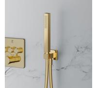 Mariner Kit de douche métallique avec raccord mural coudé et support de douchette, WLS3100-OR,