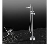 Mariner Logica Shine Robinetterie de baignoire en pose libre, avec corps encastré, LOS0091-CR+FIX0090,