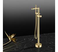 Mariner Logica Shine Robinetterie de baignoire en pose libre, avec corps encastré, LOS0091-OR+FIX0090,