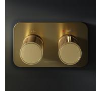 Mariner Oasy Mitigeur thermostatique pour 1 sortie, installation à l’horizontale, OAS1800-OB,