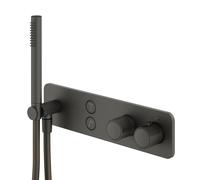 Mariner Oasy Mitigeur thermostatique pour 2 sorties, avec set de douche, OAS1902-GR,