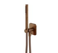 Mariner Oasy Set de douche avec raccord mural coudé et support de douchette, OAS3000-RS,