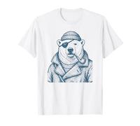 Mariner Ours Polaire Portrait de Marin drôle T-Shirt