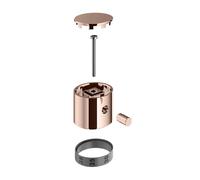 Mariner Poignée de réglage de la température pour mitigeur thermostatique encastré à 2 ou 3 sorties, RIC0020C-RG,
