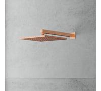 Mariner Set de douche de tête carrée en acier inoxydable, WLS3119-RS+WLS3122-RS,