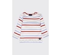 Marinière 4 Couleurs En Coton Épais Bébé Blanc/bleu Lavande/marmo/ketch 3M(60CM)