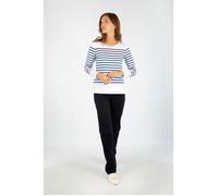 Marinière - ARMORLUX - REMPART - Rouge braise - Col bateau - 100% Coton M