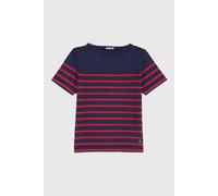 Marinière col bateau en coton léger etel enfant navire/braise 8A