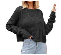 MarinièRe Femme CamaïEu Gilet Torsadé Femme T Shirt Pull Gilet Matelassé Femme Long Gilet Femme Pull sans Manches Pied De Poule Sweat Doublé Polaire Femme Taille Pull Femme Sweat Femme Monster Long