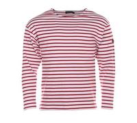 Marinière Loctudy col bateau Blanc-Braise - Armor Lux - Homme - Manches longues - Rouge XXL