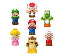 Mario Bros Little People Mattel Ensemble de figurines individuelles - Collection de personnages emblématiques pour jouer et collectionner, à partir de 1 an