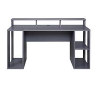 MARIO - Bureau Gamer Multi-Rangement Anthracite - Altobuy Gris