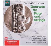 Mario Carbotta - Quartets For Flute & Strings [Compact Discs]
