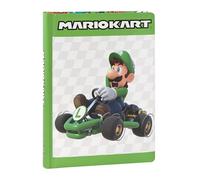 Mario KART - Agenda scolaire officiel Mario Kart, Agenda 12 mois, idéal pour l'école primaire, avec couverture rembourrée et 320 pages intérieures imprimées en couleur, 13 x 17,8 H