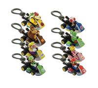 Figurine Nintendo Porte-clés Mario Kart Sachets mystères Modèle aléatoire Multicolore C