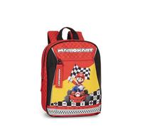 Mario KART - Sac à dos pour enfant et fille officiel Mario Kart, idéal pour la maternelle et les loisirs, avec bretelles rembourrées, dos et fond thermoformés, avec fermetures éclair pratiques, 23 x