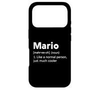 Mario Nom Définition Garçons Drôle Cool Personne Normale Frère Coque pour iPhone 17 Pro