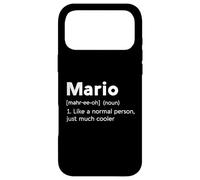 Mario Nom Définition Garçons Drôle Cool Personne Normale Frère Coque pour iPhone 17 Pro Max