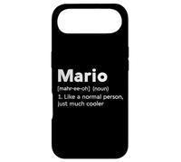 Mario Nom Définition Garçons Drôle Cool Personne Normale Frère Coque pour iPhone Air
