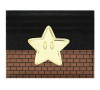 Mario Party Étoile d'invincibilité Power-Up Noir Bi-Pli Portefeuille