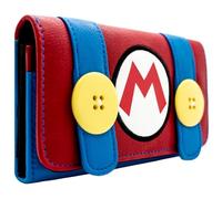 Mario Party Tenue de Plombier Classique Porte-Monnaie/Portefeuille Bi-Fold Poche à Monnaie & Porte-Carte, Rouge