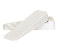 Mario10 Lot de 2 butées de porte en caoutchouc antidérapantes pour intérieur et extérieur - Cales de porte en caoutchouc multi-surfaces - Supports de porte robustes pour rester ouverts - Blanc