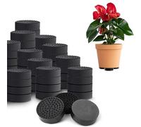Mario10 Lot de 24 pieds invisibles pour pots de fleurs et fleurs en caoutchouc solide avec surface antidérapante améliorée.