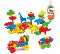 Marioinex 900208 Waffle Bloque Les Mix, 100 Pièces, Multicolore