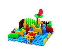 Marioinex 901182 31 Pièces Mini Ferme Gaufré Blocs, Multicolore