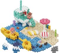 Marioinex 903155 Mini Waffle City Beach, 148 pièces, 2 Figurines