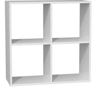 MARION - Étagère casier fonctionnelle bibliothèque chambre/bureau/salon - Dimensions : 75x74x30 -Meuble rangement livres
