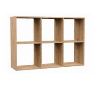 MARION - Étagère modulable 6 cubes - Bibliothèque 6 cases - 110x30x75 cm - Meuble de rangement
