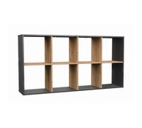 MARION - Étagère modulable 8 cubes - Bibliothèque 8 cases - 147x30x75 cm - Meuble de rangement