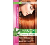 Marion Hair Dye Shampooing en sachet Couleur semi-permanente à l'aloès et à la kératine 91 Copper