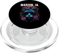 Marion IA Lunettes de Soleil Motif Chat et Fleurs PopSockets PopGrip pour MagSafe