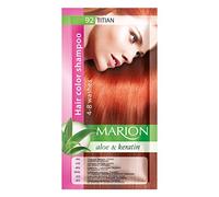 Marion, Shampooing pour couleur de cheveux en sachet, résiste à 4 à 8 lavages, à l’aloe vera et à la kératine, couleur semi-permanente