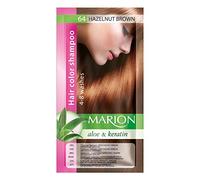 Marion, Shampooing pour couleur de cheveux en sachet, résiste à 4 à 8 lavages, à l’aloe vera et à la kératine, couleur semi-permanente
